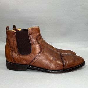 Jeffrey Tyler Men's Size 11 Brown Leather Chelsea Boots